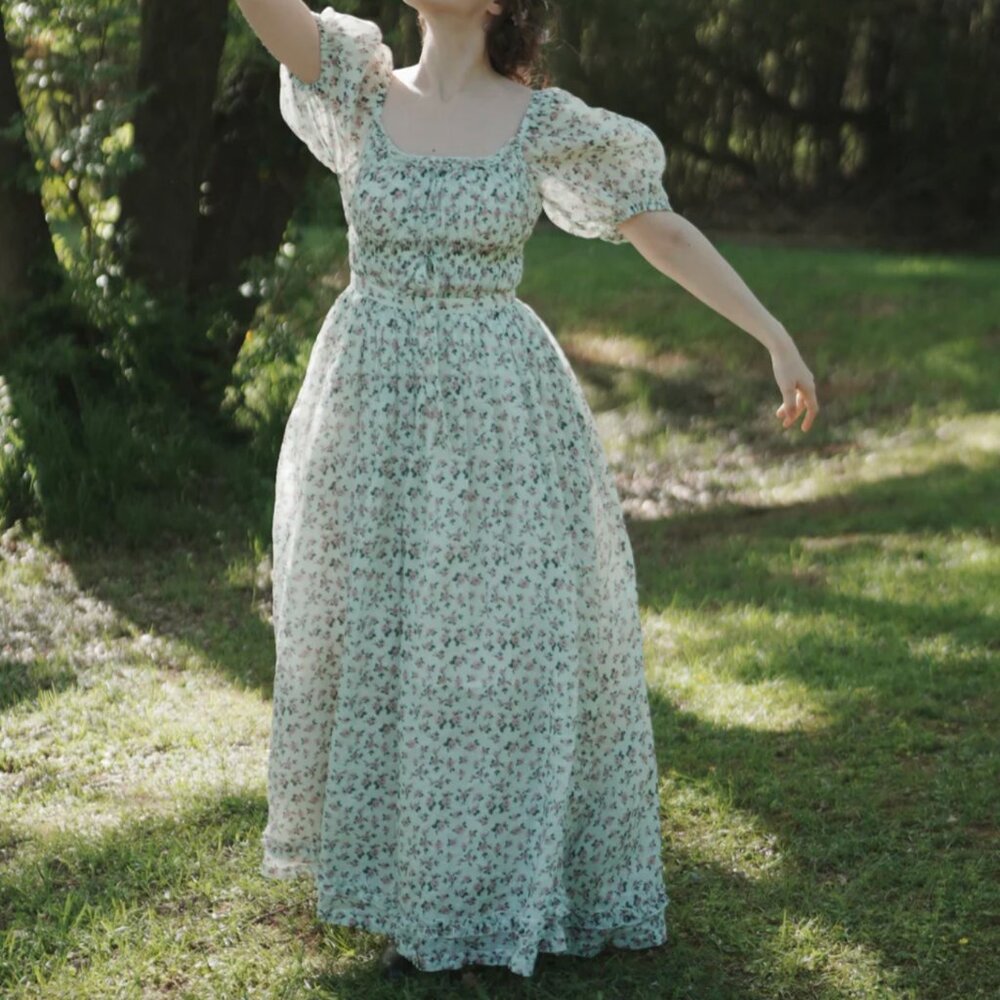 Osmanthus 01 | maxi linen dress Small